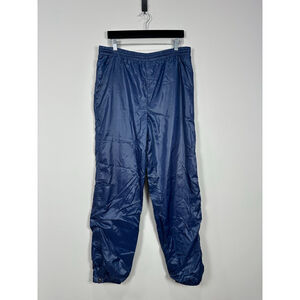 Vintage Wimbledon Navy Blue Nylon Track Pants M
